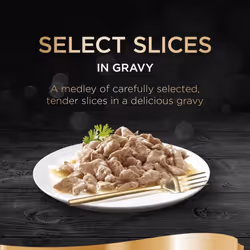 Sheba Select Slices Poultry Collection in Gravy 40 Pouches, Adult Wet Cat Food, Megapack (40 x 85 g)