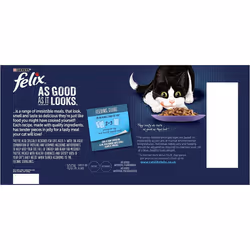 Felix As Good As It Looks Senior Cat Mixed Selection, 40 x 100 g