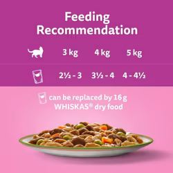 Whiskas Tasty Mix 1+ChefÂ´s Choice in Gravy 40 x 85 g Pouches, Adult Cat Food