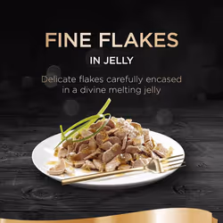 Sheba Fine Flakes Poultry Collection in Jelly 40 Pouches, Adult Wet Cat Food, Megapack (40 x 85 g)