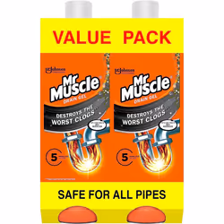 Mr Muscle Gel Drain Unblocker 2 x 1 Litre