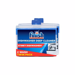 Finish Dishwasher Machine Cleaner | Original | Pack of 2, 250ml Each |Deep Cleans and Helps to prolong life of your dishwashe ...