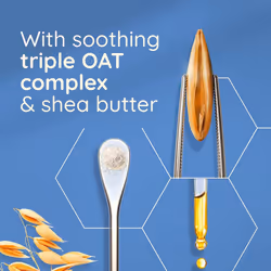 Relief Moisturising LotionSoothes Skin From Day 1For Very Dry and Irritable Skin Care | With Shea Butter and Prebiotic Oatmeal 300 ml (Pack of 1)