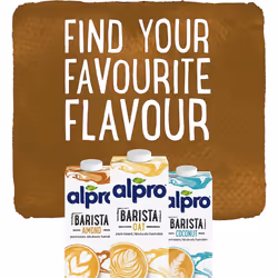 Alpro Barista Foamable Oat Plant-Based Long Life Drink, Vegan & Dairy Free, 1L (Pack of 8) Packaging may vary