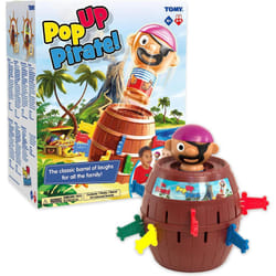 TOMY Pop Up Pirate Classic Children's Action Board Game, Action Game for Children 4, 5, 6, 7, 8 Year Old Boys and Girls and Adults