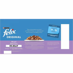 Felix Original Mixed Selection In Jelly Cat Food, 100 g (Pack of 40)
