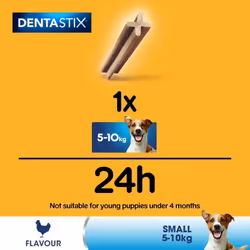 Pedigree DentaStix 112 Sticks Functional Snacks, Daily Dental Chews for Small Dogs (5 -10 kg), Megapack
