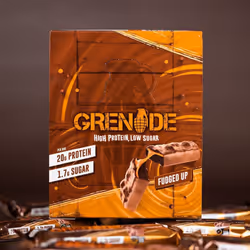 Grenade High Protein, Low Sugar Bar - Fudged Up, 12 x 60 g