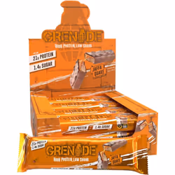 Grenade High Protein, Low Sugar Bar - Jaffa Quake, 12 x 60 g