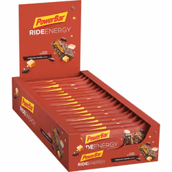 Powerbar Ride Energy Chocolate-Caramel 18x55g - Carbohydrate Protein Bar + Magnesium
