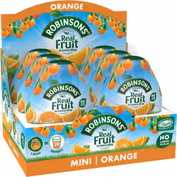 Robinsons Mini - No Added Sugar - Low Calorie - Orange, 6 Count