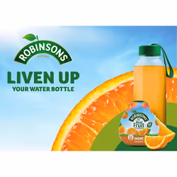 Robinsons Mini - No Added Sugar - Low Calorie - Orange, 6 Count