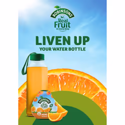 Robinsons Mini - No Added Sugar - Low Calorie - Orange, 6 Count