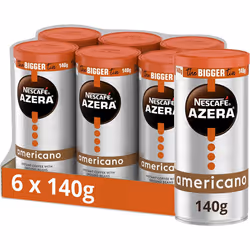 Nescafe Azera Americano Instant Coffee 140g (Pack of 6)