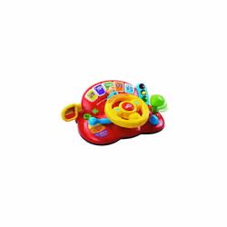 VTech Baby Tiny Tot Driver, Roleplay Steering Wheel for Toddlers, Interactive Driving Toy for Boys and Girls, Pretend Play Toy with Music and Light,