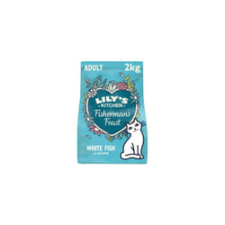 Lily's Kitchen Fisherman's Feast with White Fish & Salmon - Complete Adult Dry Cat Food (2kg)