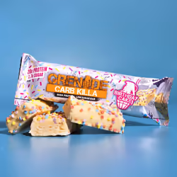 Grenade High Protein and Low Carb Bar, 12 x 60 g - Birthday Cake