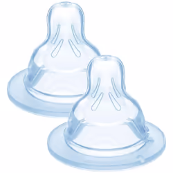 MAM Teats Size 2 Suitable for 2+ Months MAM Medium Flow Teats with SkinSoft Silicone Fits All MAM Baby Bottles Baby Feeding E ...