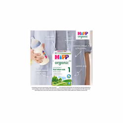 HiPP Organic 1 First Infant Baby Milk Powder Formula, From Birth, 800g (Pack of 4)