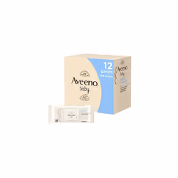 Aveeno Baby Daily Care Wipes Sensitive Skin Cleanse Gently And Efficiently Baby Essentials, White, Pack Of 12 (864 Wipes In T ...
