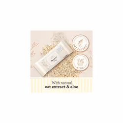 Aveeno Baby Daily Care Wipes Sensitive Skin Cleanse Gently And Efficiently Baby Essentials, White, Pack Of 12 (864 Wipes In Total)