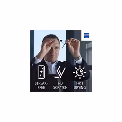 ZEISS Lens Wipes, Lens Cleaner for Glasses, Cameras & Binoculars, Individually Packed Single Use Disposable Cloths in Sachets, for Handy and Portable