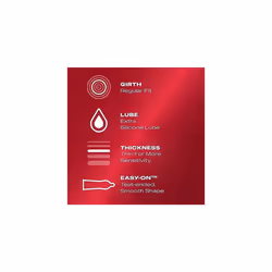 Durex Thin Feel Condoms, Regular Fit, 30s, Secure, Tighter, Natural Latex