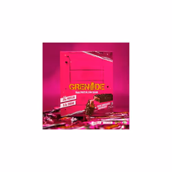 Grenade High Protein, Low Sugar Bar - Dark Chocolate Raspberry, 12 x 60 g