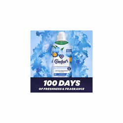 Comfort Blue Skies Fabric Conditioner pack of 8 (264 washes total) with Stay Fresh technology for 100 days of freshness + fragrance* 33 Wash 990 ml