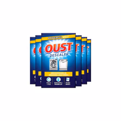 Oust Dishwasher & Washing Machine Descaler, Removes Limescale & Odour, Pack of 6