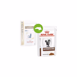 Royal Canin Veterinary Diet Cat - Gastro Intestinal Wet Cat Food Pouch 12 x 85g