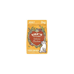 Lily's Kitchen Natural Adult Dry Cat Food Chicken Casserole Grain-Free Recipe 2kg