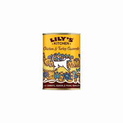 Lily's Kitchen Natural Adult Wet Dog Food Tin Chicken & Turkey 6 x 400g