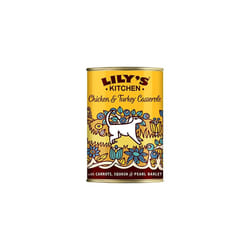 Lily's Kitchen Natural Adult Wet Dog Food Tin Chicken & Turkey 6 x 400g