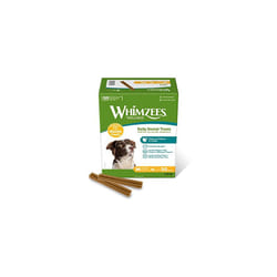 WHIMZEES By Wellness Stix, Month Box, Natural and Grain-Free Dog Chews, Dog Dental Sticks for Medium Breeds, 30 Pieces (One Month Supply), Size M
