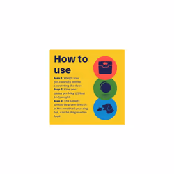 Bob Martin Clear | 3 in 1 Wormer Tablets for Small, Medium & Large Dogs (up to 40kg) | Clinically Proven Treatment (4 Tablets)
