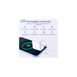 iPhone USB C Fast Charger with 6FT USB C to Lightning Cable[Apple MFi Certified]20W PD iPhone Charger USB C Plug,iphone fast charger cable and plug