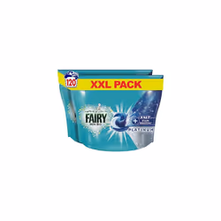 Fairy Non-Bio Platinum PODS, Washing Liquid Laundry Detergent Tablets / Capsules, 120 Washes (60 x 2) with Extra Stain Remova ...
