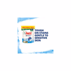 Persil 3 in 1 Non Bio Laundry Washing Capsules removes stains first time for washing that's gentle next to sensitive skin 50 Wash 1.350 kg