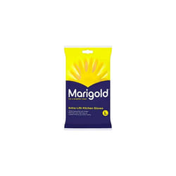 MARIGOLD Women's MARIGOLD Extra Life Kitchen Gloves Large Case of 6, Yellow, L Pack 6 UK