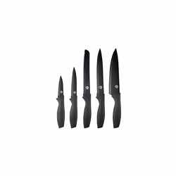 MasterChef Knife Set of 5 Kitchen Knives incl. Paring, Utility, Bread, Carving & Chef Knives for Cooking, Professional Sharp ...