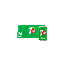 7UP Regular 330ml Cans (Pack of 24)