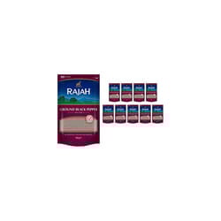 Rajah Spices Ground Black Pepper | Pepper | Piper Nigrum | Gola Marica | Kaalee Mirc | Kali Mari | Kaali Mirch | Kali Mirch | (10 x 100g)