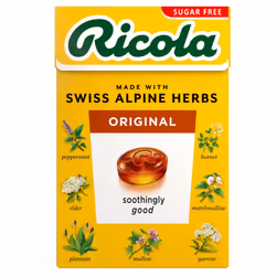 Ricola Original Herb Sugar Free Swiss Herbal Sweets, Herb Drops ? Pack of 20 Boxes