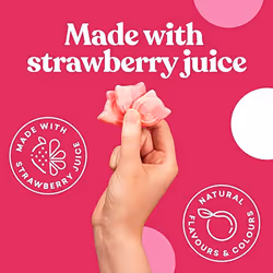 Candy Kittens Vegan Sweets ETON MESS (10 x 140g Bag), Vegan Chewy Sweets - Naturally Flavoured With Strawberry Juice, Ideal Gifts For Gourmet Sweet