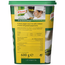 Knorr Pepper Sauce Mix, 600g (Makes 5L) 15116905