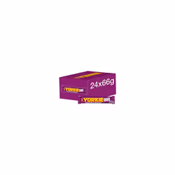 Yorkie Raisin and Biscuit Duo Milk Chocolate Bars, 24 x 66 g