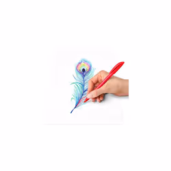 STAEDTLER 4320 MC10 Stick Rainbow Ballpoint Pen - Assorted Colours (Pack of 10)