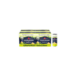 San Pellegrino Italian Tastefully Light Sparkling Grapefruit Canned Soft Drink 24 x 330ml | 70 kCals per Can