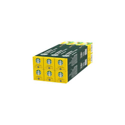STARBUCKS Sunny Day Blend by Nespresso, Blonde Roast, Coffee Capsules 6 x 10 (60 Capsules)